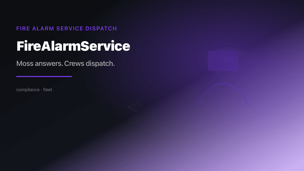 Fire Alarm Service Dispatch preview