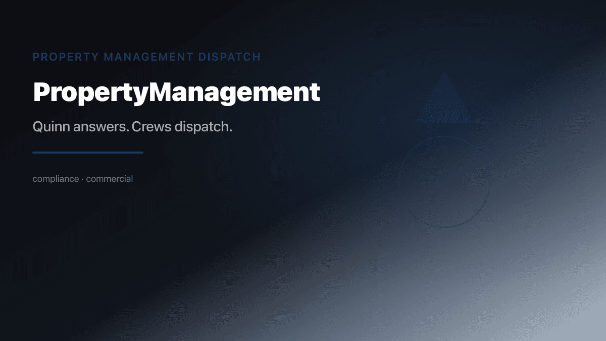 Property Management Dispatch preview