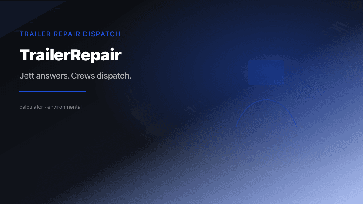 Trailer Repair Dispatch preview