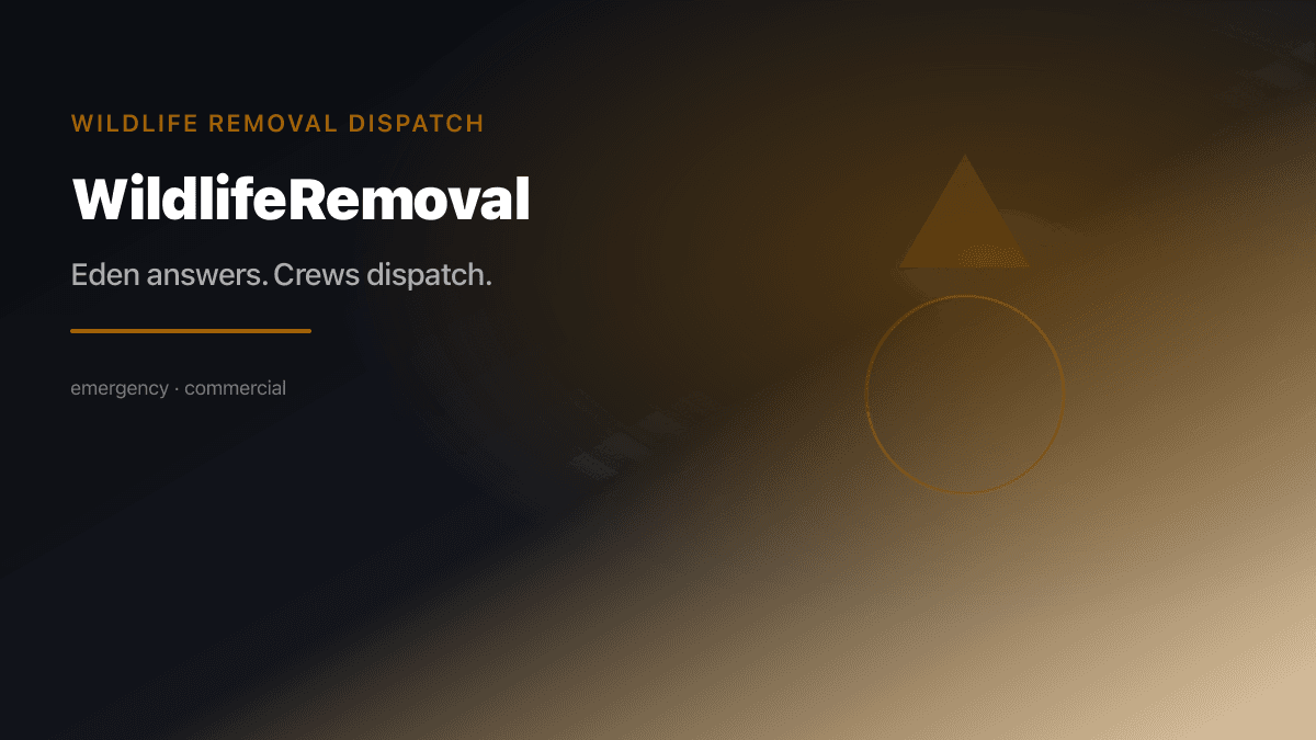 Wildlife Removal Dispatch preview